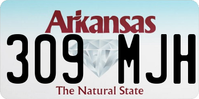 AR license plate 309MJH
