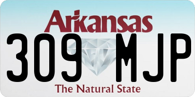 AR license plate 309MJP