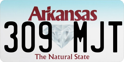 AR license plate 309MJT