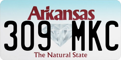 AR license plate 309MKC