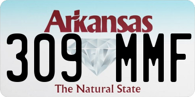 AR license plate 309MMF