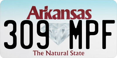 AR license plate 309MPF
