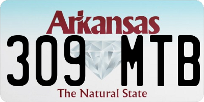 AR license plate 309MTB