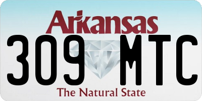 AR license plate 309MTC