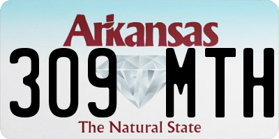 AR license plate 309MTH