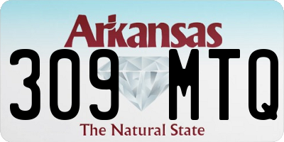 AR license plate 309MTQ