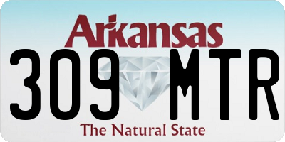 AR license plate 309MTR