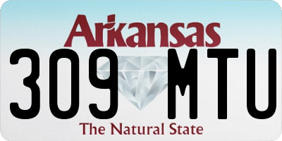 AR license plate 309MTU