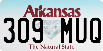 AR license plate 309MUQ