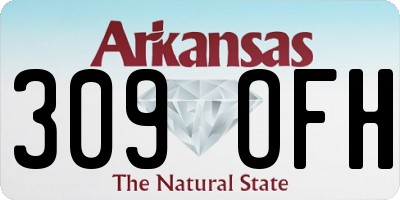AR license plate 309OFH