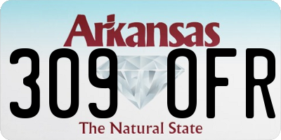 AR license plate 309OFR