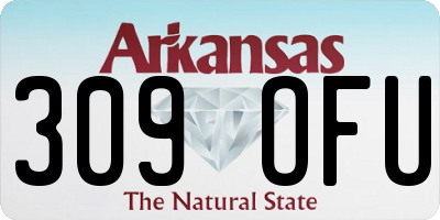 AR license plate 309OFU