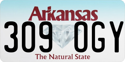 AR license plate 309OGY