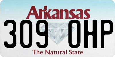 AR license plate 309OHP