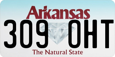 AR license plate 309OHT