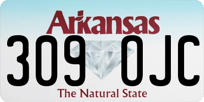 AR license plate 309OJC