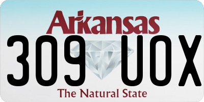 AR license plate 309UOX
