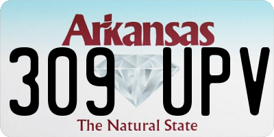 AR license plate 309UPV