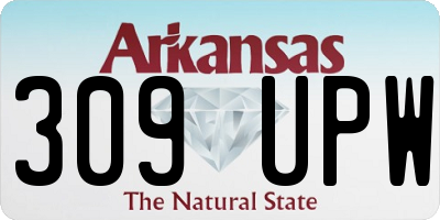 AR license plate 309UPW