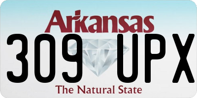 AR license plate 309UPX