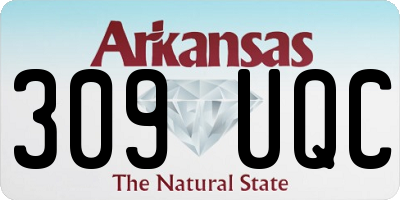 AR license plate 309UQC