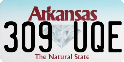 AR license plate 309UQE