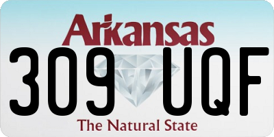 AR license plate 309UQF