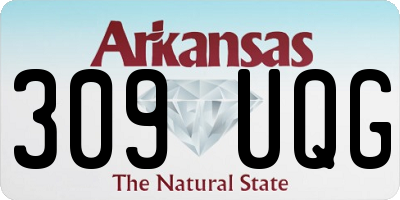 AR license plate 309UQG