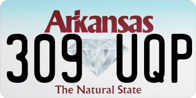 AR license plate 309UQP