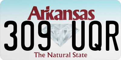 AR license plate 309UQR