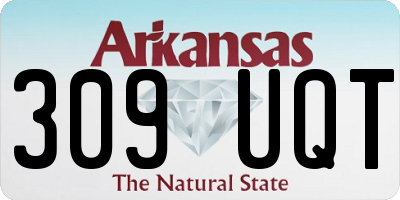AR license plate 309UQT