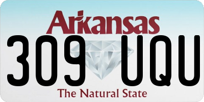 AR license plate 309UQU