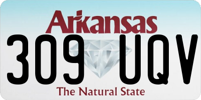 AR license plate 309UQV