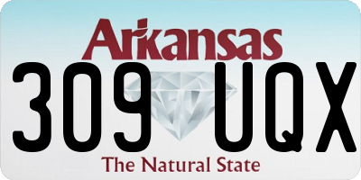AR license plate 309UQX