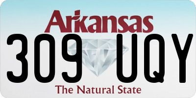 AR license plate 309UQY