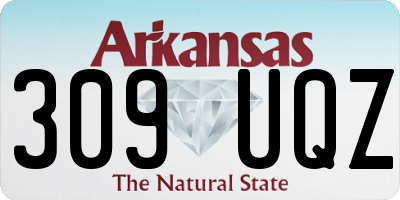 AR license plate 309UQZ