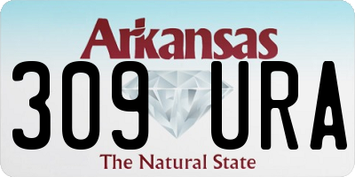 AR license plate 309URA
