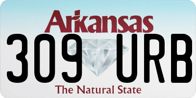 AR license plate 309URB