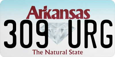 AR license plate 309URG