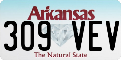 AR license plate 309VEV