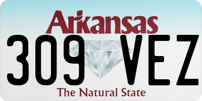AR license plate 309VEZ