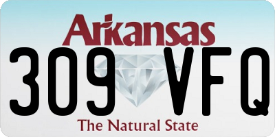 AR license plate 309VFQ
