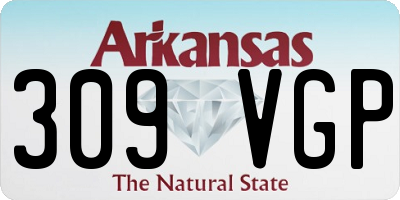 AR license plate 309VGP