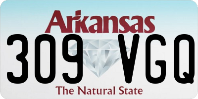 AR license plate 309VGQ