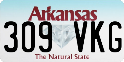 AR license plate 309VKG