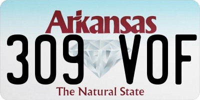 AR license plate 309VOF