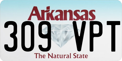 AR license plate 309VPT