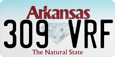 AR license plate 309VRF