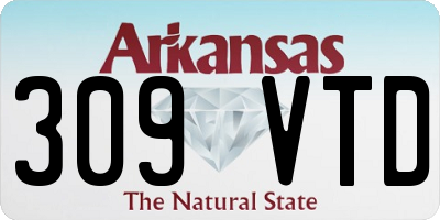 AR license plate 309VTD