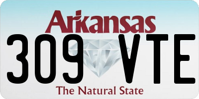 AR license plate 309VTE